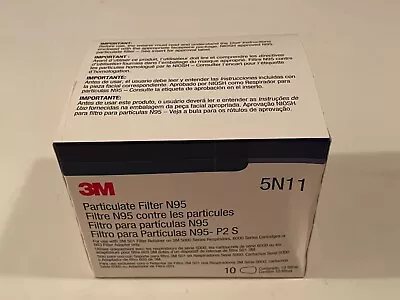 3M 5N11 N95 Replacement Particulate Filter For 3M Respirator 10 Filters Per Box  • $12.67