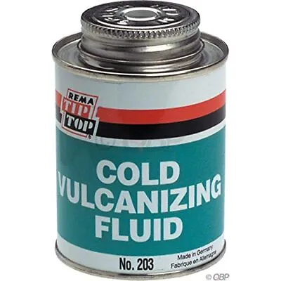 Rema Tip Top Vulcanizing Fluid 8oz Brush Can ORM-D • $24.31