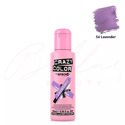 CRAZY COLOR Semi-Permanent Conditioning Hair Dye Colour Cream Tint 100ml *NEW* • £6.69