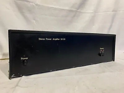 Vintage Maplin 50W Dual Mono Stereo Hifi Power Amplifier • £200