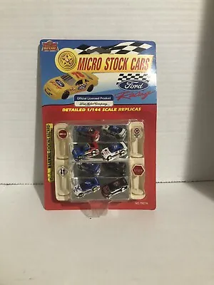 Imperial Die-cast Micro Stock Cars 1:144 Ford Racing NOS • $5.99