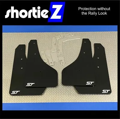 £64.95 • Buy *ShortieZ Mud Flaps Kit To Fit Ford Focus Mk4 ST, ST-Line Black 4mm Gloss PVC W