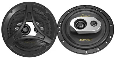 Lanzar DCT65.3 Distinct Series 6.5-Inch 200-Watt 2-Way Coaxial Speakers • £22.99