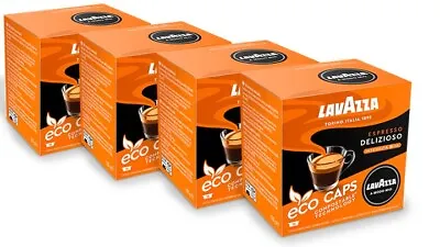 £25.99 • Buy Lavazza A Modo Mio Delizioso Eco Cap Compostable Capsules / Pods -  64 Pods