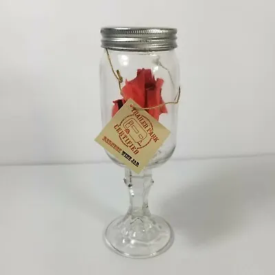 Redneck Wine Glass Mason Jar Wine Glass With Lid Trailer Park Certified • $8