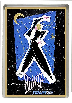 £3.90 • Buy David Bowie Serious Moonlight Tour 1983 - Fridge Magnet Jumbo 90mm X 60mm 