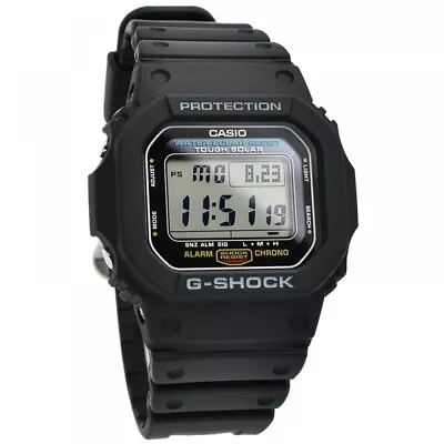 Casio G-Shock Origin Tough Solar World Time Black Digital G-5600UE-1 Men's Watch • $164.89