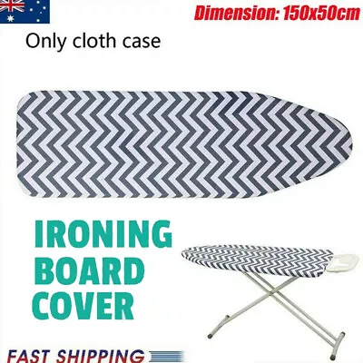 $21.24 • Buy Large Heat Resistant Padded Ironing Board Cover Easy Fitted Drawstring 150X50cm