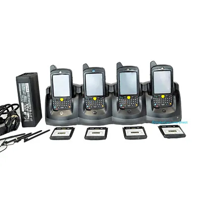 LOT OF 4x MC55 MC5590-PU0DUQQA9WR Motorola 1D WiFi WM6 Barcode Scanner  • $269.98