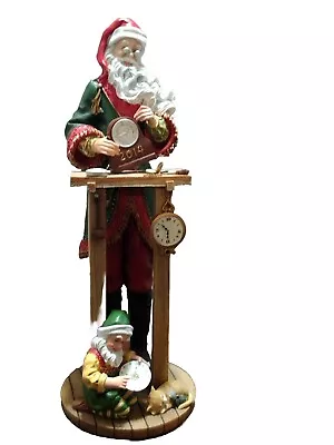 Lenox Pencil Santa Countdown To Christmas Clock Shop 2014 12  Inches Tall  • $37.49