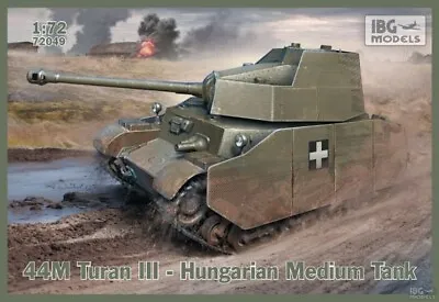 IBG Models 1/72 40M TURAN III Hungarian Medim Tank • $16.99