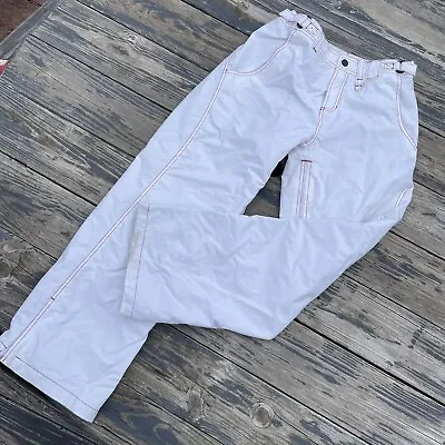 Oakley Road Fuel 3 Mens Ski Pants Snowboarding Insulated White Size M L • $29.99