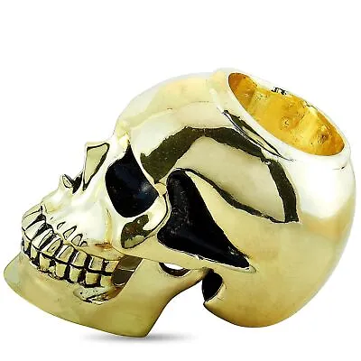 King Baby Skull Brass Alloy Candle Holder A23-9001 • $199