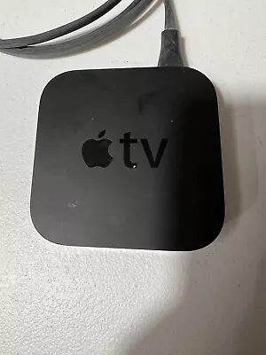 Apple TV Streaming Media Player - Black With Cord No Remote Works • $15