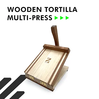 Z Zelvox Wooden Tortilla Press 12 Inch Tostones Hallacas And More • $50.99