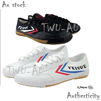 Feiyue Martial Art  Parkour Shoes Cavity  Size37 (235mm) Black & White • $35.96