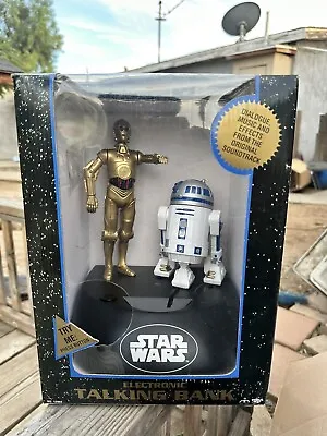 Starwars Electric Talking Bank R2-D2 And C-3PO Vintage Excellent Condition! • $50