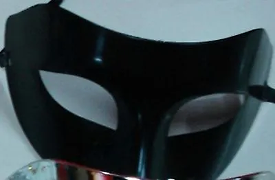 Black Masquerade Mask Venetian New Years Eve Masquerade Ball Face Party Mask • £5.95