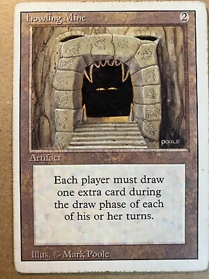 MTG 1x Howling Mine Revised OLD SCHOOL Modern Magic The Gathering Card X1 HP • $5.24