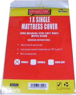 £9.50 • Buy Extra Deep Waterproof Single Matress Juice Urine Protector Fitted Bed Cover Uk