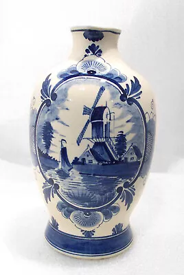  Blue Delft Jug Jar Erven Lucas Bols Anna Amsterdam Holland 8 ½” • $15.06