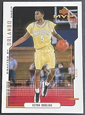 2000-01 Upper Deck MVP Clippers Basketball Card #219 Keyon Dooling Rookie • $0.99