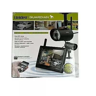 Uniden Guardian UDS655 Wireless Surveillance Camera System NEW OPEN BOX • $250