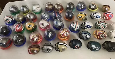 Vintage NFL Mini Gumball Vending Machine Football Plastic Helmets Lot Of  40 • $44.95