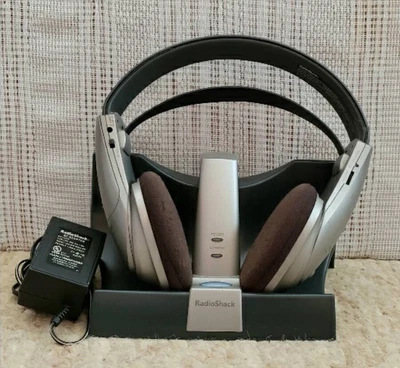 $25 • Buy Radio Shack Wireless Stereo Headphones W Adapter-900MHz #33-1196