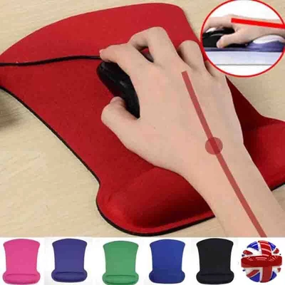 £4.99 • Buy Comfort Wrist Support Mouse Pad Ergonomic Mice Mats Computer PC Laptop Non Slip