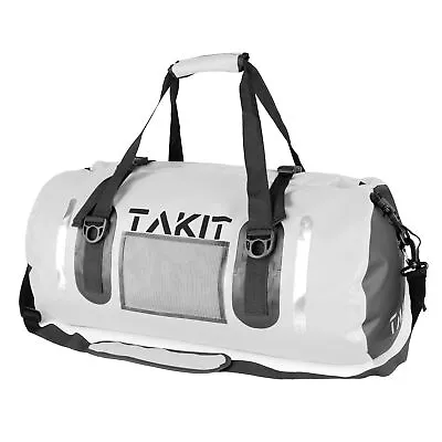 Waterproof Duffle Bag Travel Dry Bag 60L Roll Top 500D PVC For Motorcycle Tail K • $57.44
