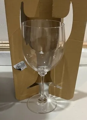 NIB Mikasa Crystal STEPHANIE T7201/001 Water Goblets Thin Ribbed Optic Stunning! • $75