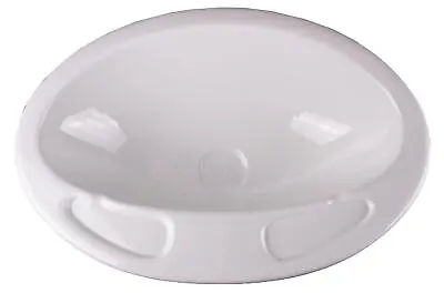 £36.95 • Buy White Plastic Oval Bathroom Vanity Sink Bowl For Caravan Motorhome Or Boat