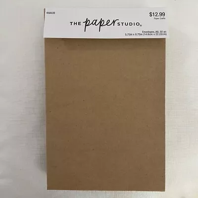 The Paper Studio A9 Envelopes Set Of 48 5.75 X8.75 Natural Craft Envelopes • $4.50