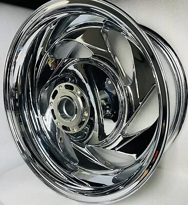 SUZUKI Bulevar ￼M109 VZR1800 2006-2010 CUSTOM Chrome REAR Wheel 18x8.5 OUTRIGHT￼ • $1899.05