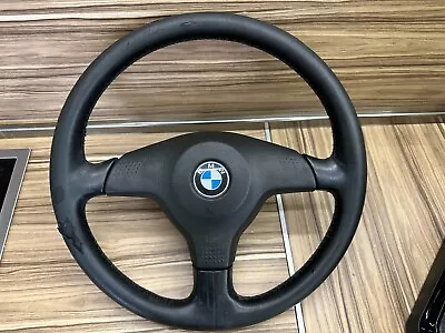 BMW E36 E31 E34 KBA 70156 Sport Steering Wheel 3 Spoke Leather Leder Lenkrad • $249