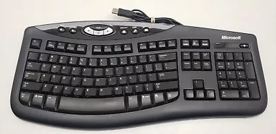 Microsoft Comfort Curve Keyboard 2000 V1.0 KU-0459 USB Ergonomic Windows ~WORKS • $19