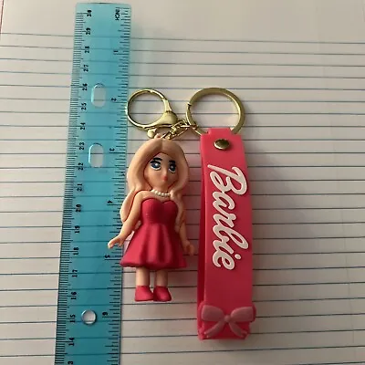 $7 • Buy Barbie Rubber And Metal Keychain New! Fast Shipping! Mattel The Barbie Movie