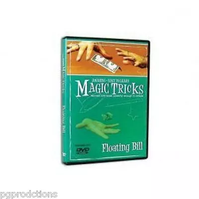 FLOATING BILL DVD + Gimmicks Dollar Magic Tricks Money Wax Thread Kit Invisible • $9.89