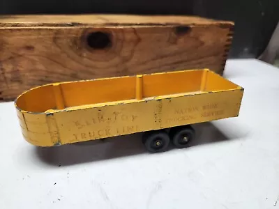 Cool Vintage Slik Toys Truck Line Diecast Metal Rounded Trailer • $9.95