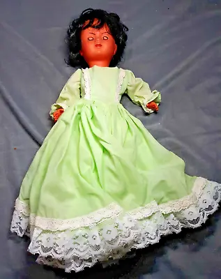 Vintage Doll Long Eyelashes Sleep Eyes Beautiful! Made In Italy 18  • $19.99