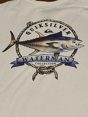 Quicksilver Waterman Collection Long Sleeve T-Shirt XL  Fishing Shirt Free Shipp • $22