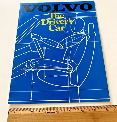 VINTAGE ORIGINAL 1981  VOLVO Dealer Catalog BROCHURE • $7.50