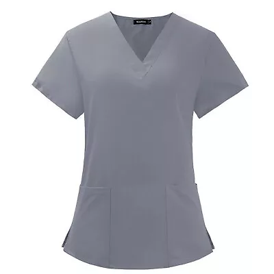 £11.99 • Buy Unisex Uniform Set Jogger Scrub V-Neck Top Men Women Nursing Medical Workwear