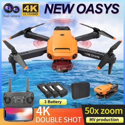 $55.99 • Buy 4K GPS Drone With HD Camera Drones WiFi FPV Foldable RC Quadcopter W/3Batteries