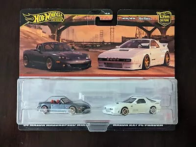 2024 Hot Wheels '04 Mazda Mazdaspeed Miata + RX7 FC Pandem Premium 2 Pack New • $20.99