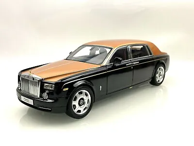 KYOSHO 1:18 Rolls-Royce Phantom Extended Wheelbase Gold Diecast Metal Model Car • $309.99