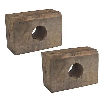 Timber Bearing Block 220x145x90 - Oak Wood Block - To Suit Twose Land Roller • £69.23