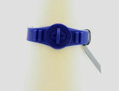 MARC BY MARC JACOBS Mineral Blue Silicone Bracelet NEW • £30