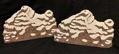 Dept. 56 Backdrop - Snow On Rock Rocky Mountains - Set Of 2 • $29.99